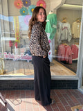 Lainey Leopard Blouse