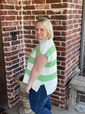 Striped Sweater - Green
