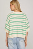 Millie Striped Sweater - Green
