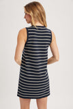 STRIPED MINI SWEATER TANK DRESS