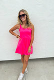 SWING OF THINGS SKORT DRESS - PINK