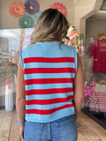 Marissa Striped Sweater Vest
