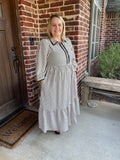 Striped Midi Dress
