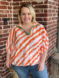 Multicolor Dolman Top