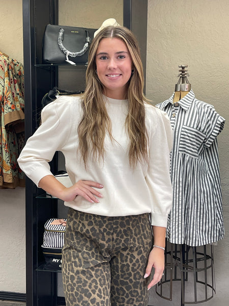 Alexis Cream Sweater