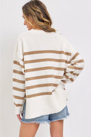 Striped Pullover Oversize Sweater