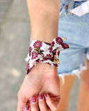 Serafina Scarf Bracelet Mrn Floral