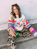 MERRY & BRIGHT GRAPHIC TEE - IVORY