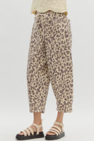 Leopard MidRise Ankle Pants