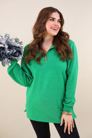 Miley Quarter Zip Pullover - Green