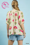 Abstract Print Top