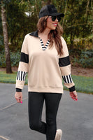 Wesley Luxe Color Block Top