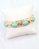Hallie Stretch Bracelet Turquoise