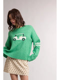 Golf Cart Sports Graphic Cozy Sweater