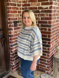 Millie Striped Sweater - Blue