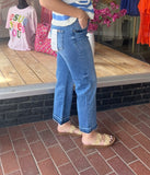 SLOUCHY CROPPED BOYFRIEND JEANS