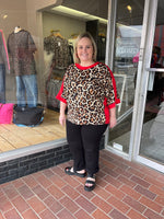 FIERCE & FLIRTY CHEETAH TOP