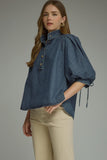 Savanah Denim Top
