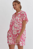 Floral Button Up Dress