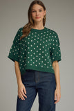 Sarah Polka Dot Sweater - Green