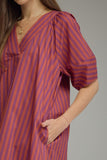 Jolie Striped Midi Dress