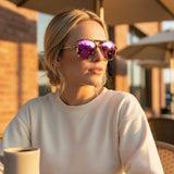 Earhart Sunglasses - Hot Pink