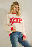 Knit Merry Ringer Sweatshirt