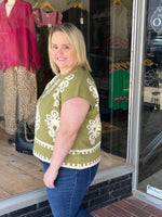 Lightweight Damask Sweater