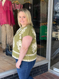 Lightweight Damask Sweater