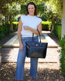 Jayden Tote Black Patent