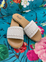 HERE FOR A GOOD TIME SANDAL