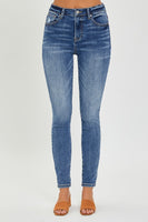 MID RISE ANKLE SKINNY JEANS