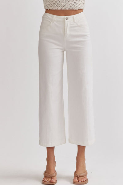 High Waisted Wide Leg Pant