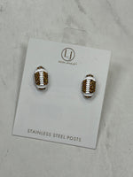 Football Stud Earrings