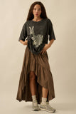 Zebra Vintage-Wash Oversize Graphic Tee