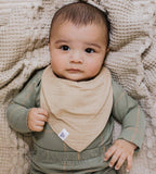 Organic Cotton Baby Bandana Bibs - Sea Foam Blue: Sea Foam Blue