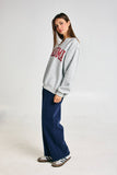 Oklahoma Split-Neck Terry Sweatshirt