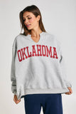 Oklahoma Split-Neck Terry Sweatshirt