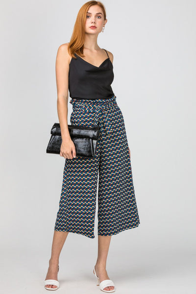 Geometric High Waist Culottes