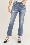 VINTAGE WASHED STRAIGHT LEG JEANS