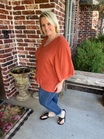 Fall Kimono Top with Buttons
