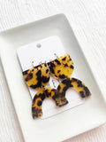 Babe Earring in Amber Tortoise Shell