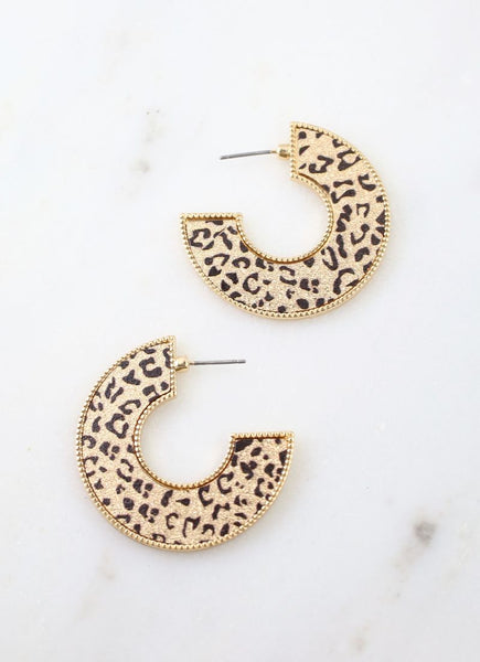 Briella Spotted Hoop Earring Gold