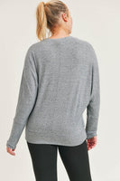 CURVY Dolman-Sleeved Top