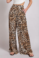 LEOPARD PRINT POCKET PANTS