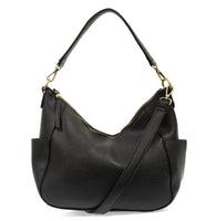 Trish Convertible Hobo Bag - Black