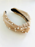 Knotted Pearl Headbands