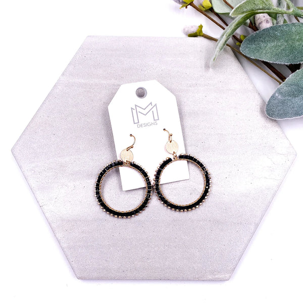 Rosita Earrings - Black