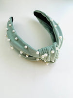 Knotted Pearl Headbands