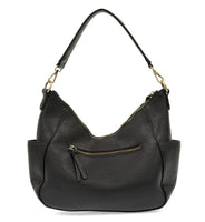 Trish Convertible Hobo Bag - Black